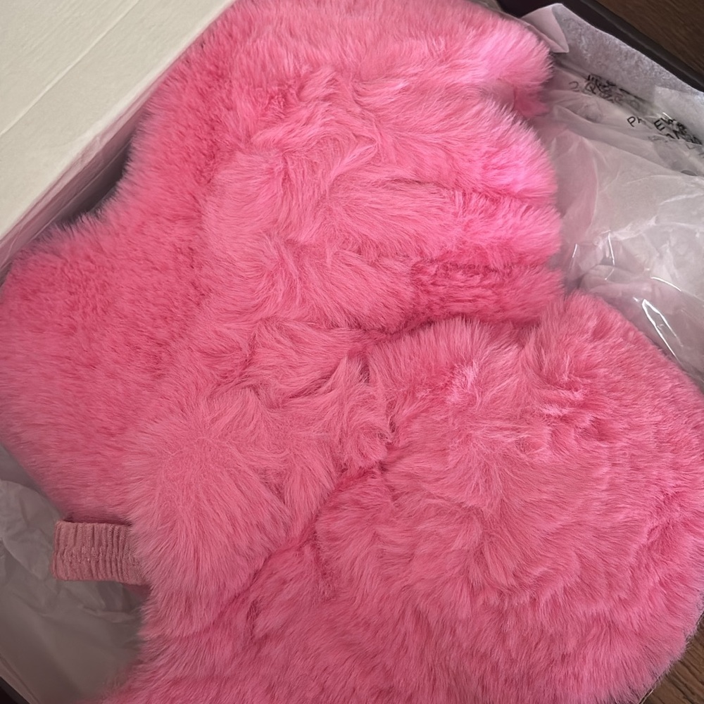 Privileged Pink Furry Platform Shoes